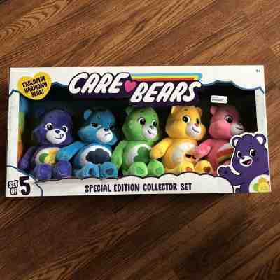 Care Bears Bean Plush-Special Collector Set Exclusive Harmony Bear New 2020  