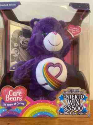 2017 JUST PLAY--CARE BEARS--35 YEARS OF CARING RAINBOW HEART--LIMITED EDITION