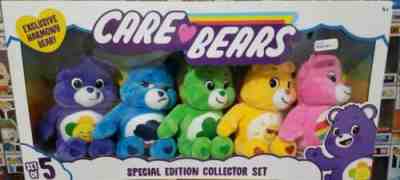 Care Bears Walmart Exclusive Collectors Set Of  5 With Excluslive Harmony Bear