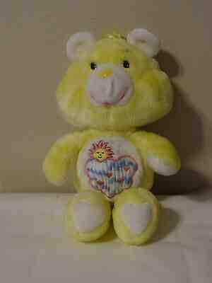 Vintage Yellow Love Bear embroidered tummy 14