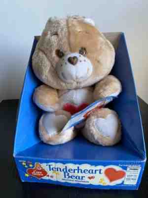 1984 Care Bear Tenderheart Bear with Box New!