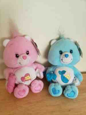 Care Bears 8" 2003 Hugs And Tugs Bears Series 1 Collectors Edition W/ Tags