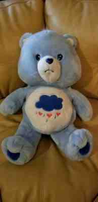 Care Bears Grumpy Bear RARE 24 “ Stuffed Super Plush, 2002
