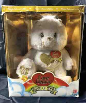 Care Bears White Heart of Gold Bear Premier Collector's Edition Swarovski 2008