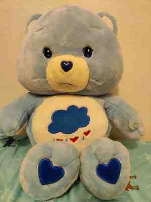 2002 Jumbo Plush Grumpy Care Bear - Used Condition 26/28
