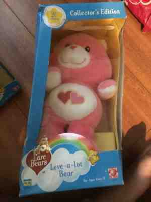Care Bears 20th Anniversary Collectors Edition LOVE-A-LOT BEAR New In Box