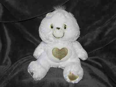 White Heart of Gold Care Bear Premier Collector's Edition 2008 Stuffed Plush EUC