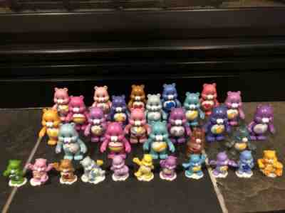 Huge Lot Of Care Bears 3” Figures Cake Toppers Pose-able Arms