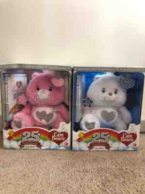 Care Bears Pink And White Special Collectors Edition Swarovski 2007 New in Box