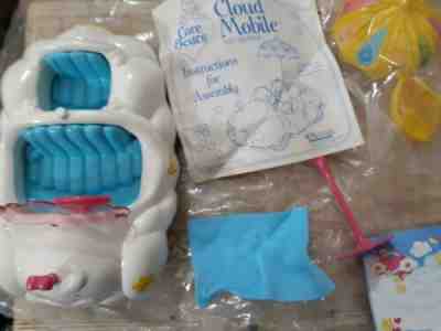 Vintage Care Bear Cloud Mobile, Kenner, 1983, with Box, manual, accessories