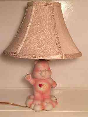 Care Bears table lamp 1980's love-a-lot bear