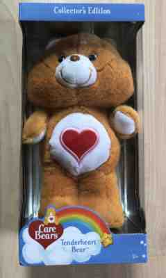 New Care Bears Collector's Edition Tenderheart Bear Vintage Style Plush 2019 New