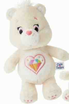 Care Bear Plush Sparkle Heart Bear 2019 size S white New from Japan