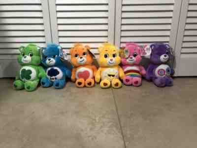6 CARE BEARS 2020 PLUSH WALMART EXCLUSIVE COMPLETE SET WITH BOX