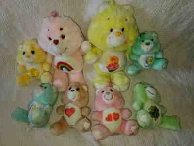 VINTAGE 8Os CARE BEAR LOT OF 8.