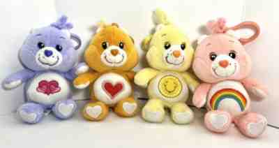 Care Bears LOT TENDER HEART  FUNSHINE LOVEALOT CHEER 5.5” Ornaments Plush 2002