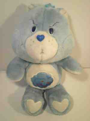 Vintage 1983 13" Kenner American Greetings Grumpy Blue Care Bear Plush Cloud Toy