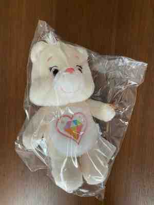 Care Bears Plush S SPARKLE HEART BEAR Rare 2019 New with tags 6.3" S Size