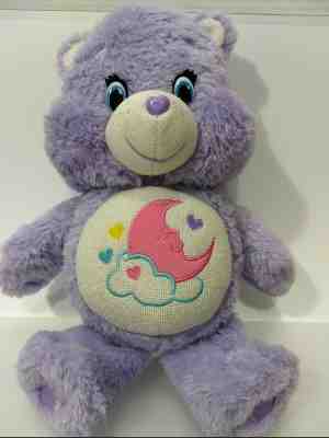 Glow-A-Lot Care Bears Sweet Dreams Bear 2015 Glows In The Dark Just Play  USED**