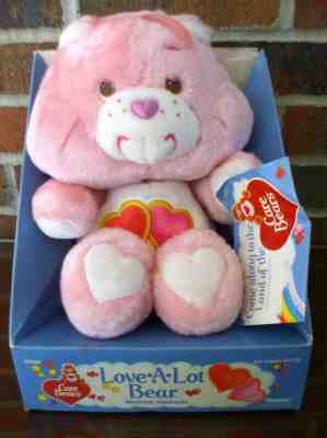VINTAGE 1985 CARE BEARS LOVE-A-LOT BEAR NEW IN BOX KENNER 61540