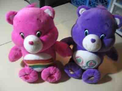Sing Along Care Bears dolls Cheer & Share Bear, both in good working condition