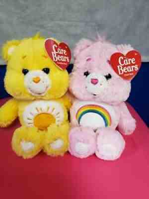 Care Bears Funshine Bear Cheer Bear Fluffy Uk Release Only New