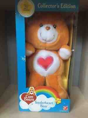 20th Anniversary Care Bears Collectorâ??s Edition Boxed Tenderheart Bear