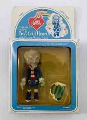 Vintage Poseable Care Bear Professor Cold Heart, New, NIB, Good Condition.