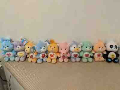 Beautiful Care Bear Cousin beanies lot with tags