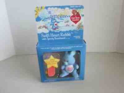 Vintage New in Package Care Bear Cousins Swift Heart Rabbit with Skateboard