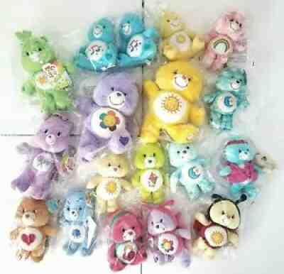 Cleaned Care Bears LOT OF 18 Including Special Edition Bears with Tags
