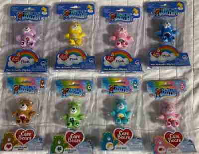 American Greetings Worlds Smallest Care Bears Plush Lot Of 8 Complete Series 1&2