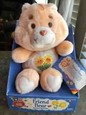 NIB Vintage 1983 Friend Care Bears Stuffed Animal by Kenner Plush Teddy