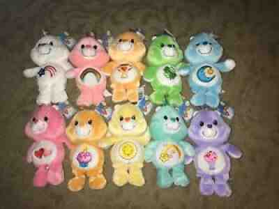 Care Bear Beanies Lot Of 10