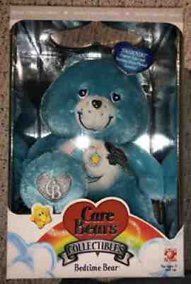 Care Bears Collectibles Bed Time Bear Swarovski Crystal Eyes NIB RARE!