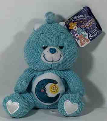 NWT Care Bears Bedtime Bear 7â? CELEBRATION Warm N Cozy COLLECTION Plush