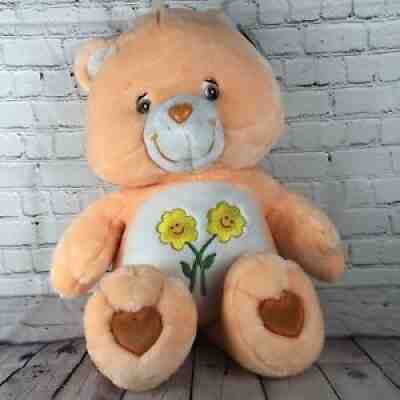 Care Bears 2002 Jumbo Plush 26â? Friend Bear Flowers Large NEW With Tags
