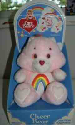 Vintage Care Bears Cheer Bear 1980s Kenner New in Original Box Rainbow Plush