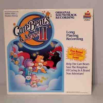 Vintage 1986 CARE BEARS Movie 2 II Original Soundtrack Recording Vinyl LP Record