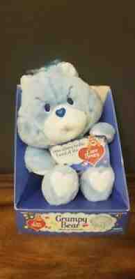 1984 Vintage Kenner GRUMPY BEAR Care Bear Plush Toy Box Tags 80s Nice!