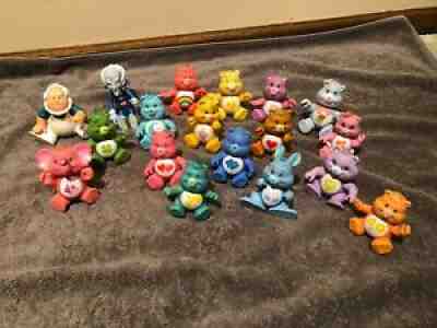 18 Poseable Care Bear Figurines Vintage Cousin Cloud Keeper Wish Friend Good Luc