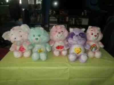 1983 American Greeting Kenner Plush Care Bear 's & Cousins Cheer Bedtime Love A