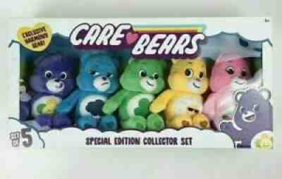 Care Bears Special Edition Collector Set Lot of 5 Exclusive Harmony Bear NIB HTF