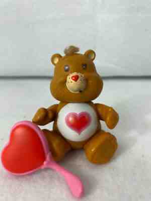 Â Vintage Care Bear possible figure TenderHeart bearÂ with Caring Heart MirrorÂ 