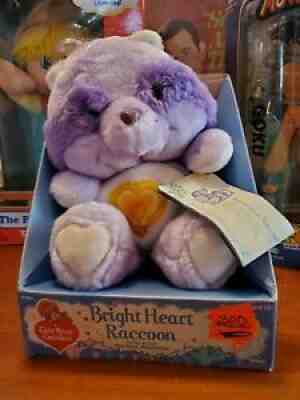 Vintage Care Bears Cousins Kenner 1985 Bright Heart Raccoon MiB Tagged
