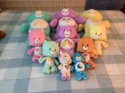 care bears vintage lot of 10 including Noble Heart Horse Cousin
