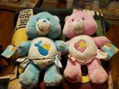 Set Of 11in Baby Hugs And Tugs Care Bear Cubs 2003