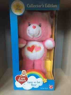 20th Anniversary Care Bears Collectorâ??s Edition Boxed Love-A-Lot Bear