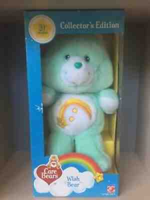 20th Anniversary Care Bears Collectorâ??s Edition Boxed Wish Bear