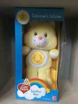 20th Anniversary Care Bears Collectorâ??s Edition Boxed Funshine Bear